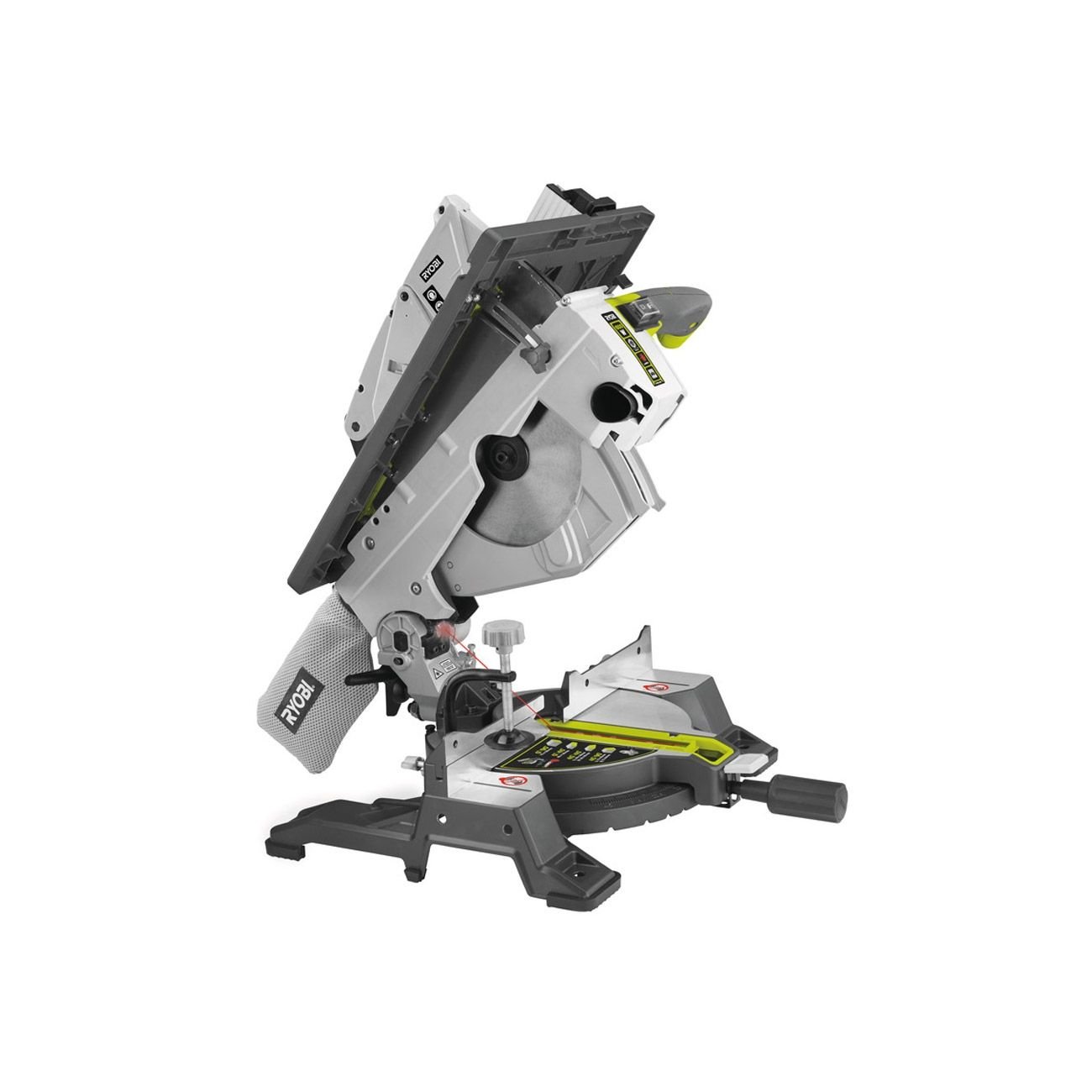 Ryobi Troncatrice Legno Combinata Con Pianetto RTMS1800 G 1800w 254mm 