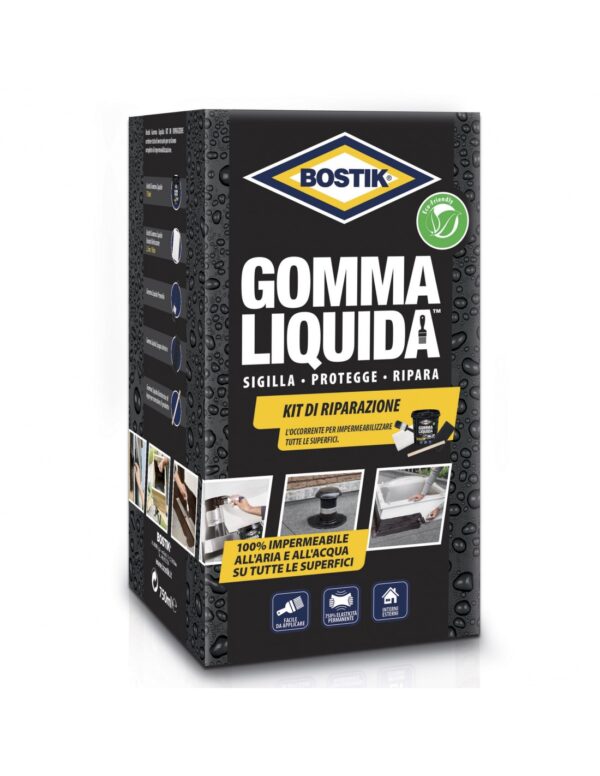 Bostik Gomma Liquida Kit di Riparazione 750ml 1