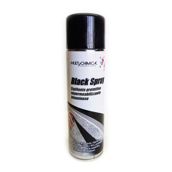 black spray